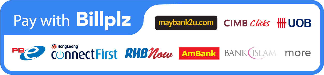 Billplz(FREE POSTAGE)(Bayar guna online banking)