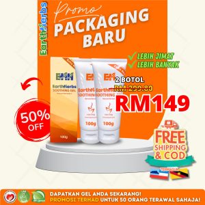 New Gel Eartherbs 100g- Combo Set (2 Botol)